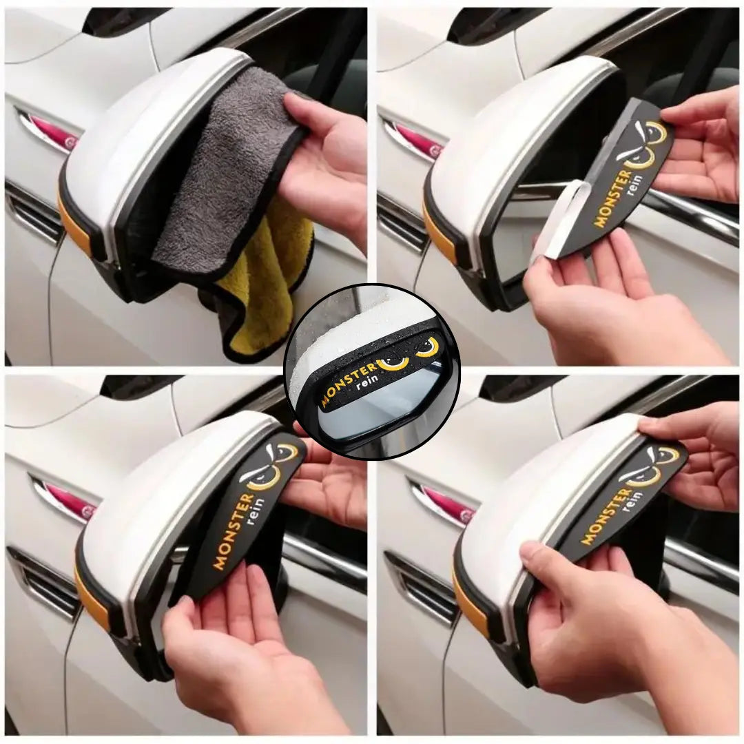 Car Side Mirror Rain Protector Cover | BUY 1 GET 1 FREE @599₹🔥