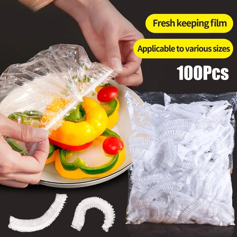 Reusable Elastic Food Storage Plastic Covers (Buy 100 Get 100 Free🔥) | Limited Time Offer🔥