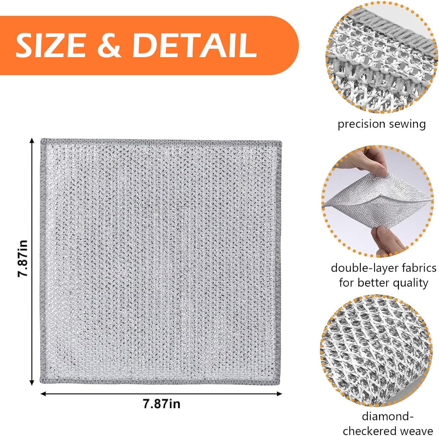 Multifunctional Non-Scratch Wire Dish Cloth | 🔥 Buy 5 Get 5 Free - Only For Today 🔥