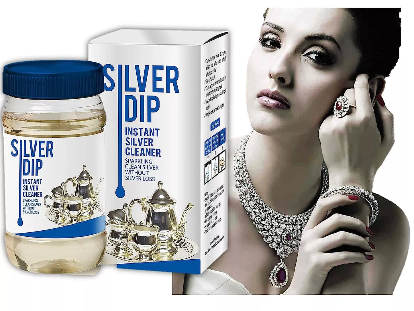 WhataDeal - Silver Dip™ - Instant Jewellery & Silver Cleaner (Buy 1 Get 1 Free🔥)