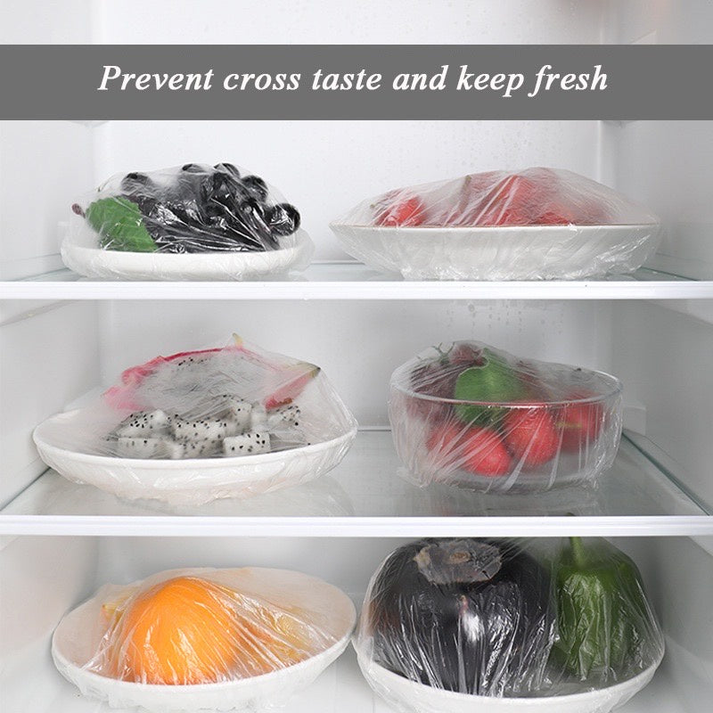 Reusable Elastic Food Storage Plastic Covers (Buy 100 Get 100 Free🔥) | Limited Time Offer🔥